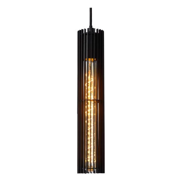 Lucide LIONEL - Pendant light - 5xE27 - Black - detail 3